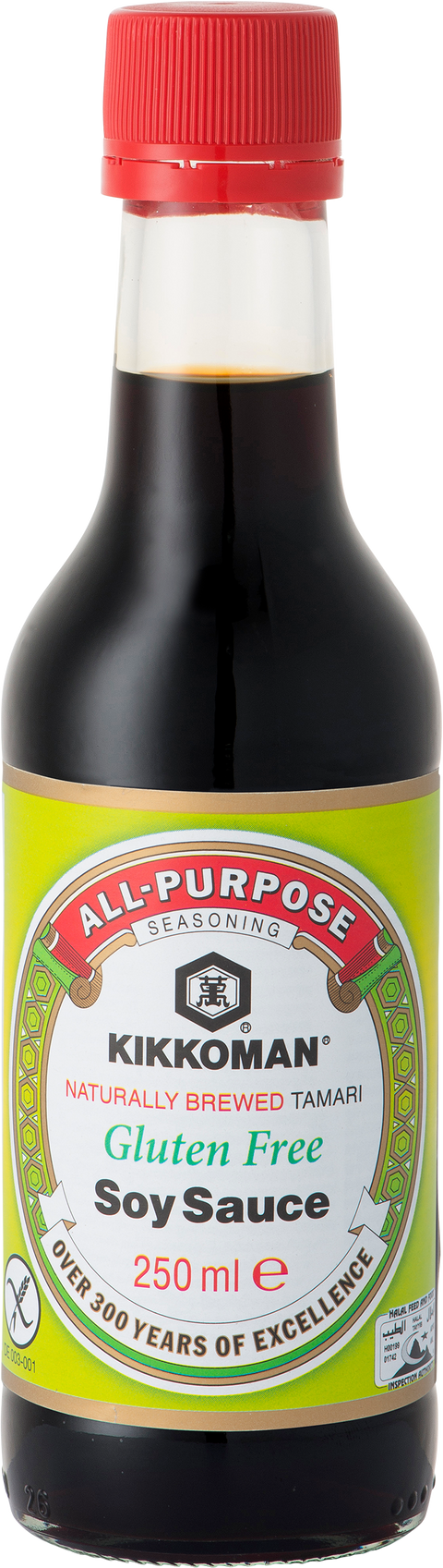 Kikkoman Sojasaus Gluten Free bottle 6X 250 ml