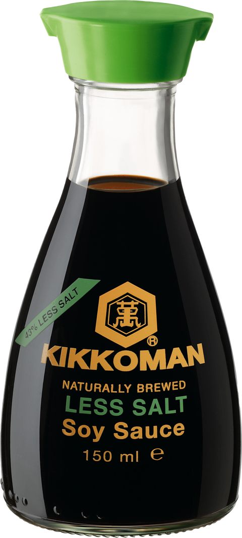 Kikkoman Sojasaus Less Salt dispenser bottle 6X 150 ml