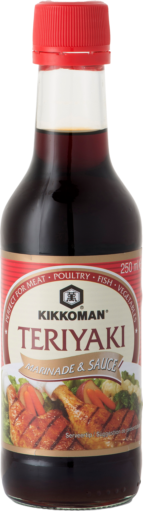 Kikkoman Teriyaki Marinade bottle 6X 250 ml