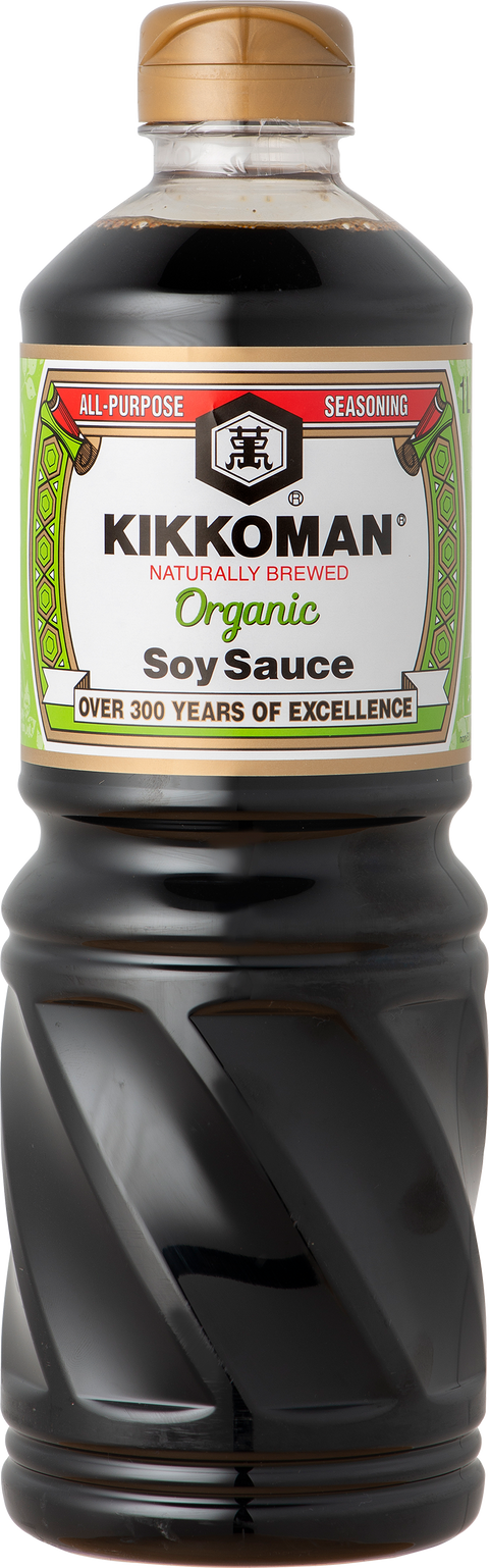Kikkoman Organic Soy Sauce bottle 6X 1 ltr
