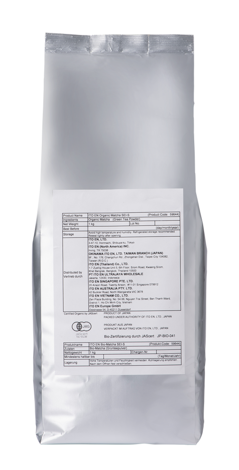 Ito En Organic Matcha (SEI) Green Tea Powder bag 1 kg