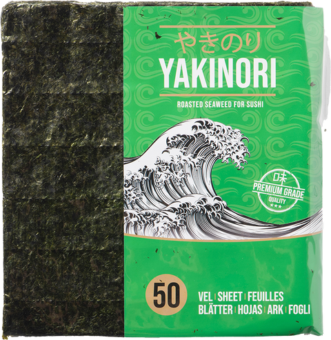 Yama Food Yakinori A-grade pack 10X 50 sheets/ 130 gram