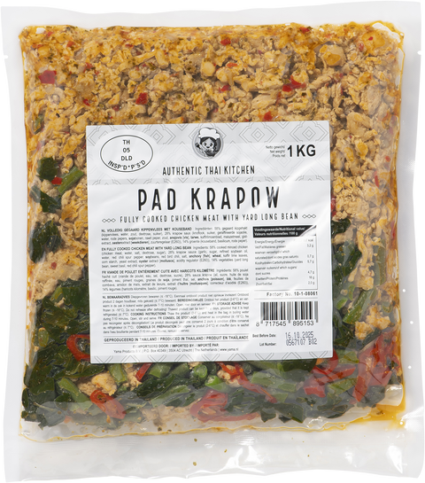 Authentic Thai Kitchen - Pad Krapow Chicken bag 6X 1 kg