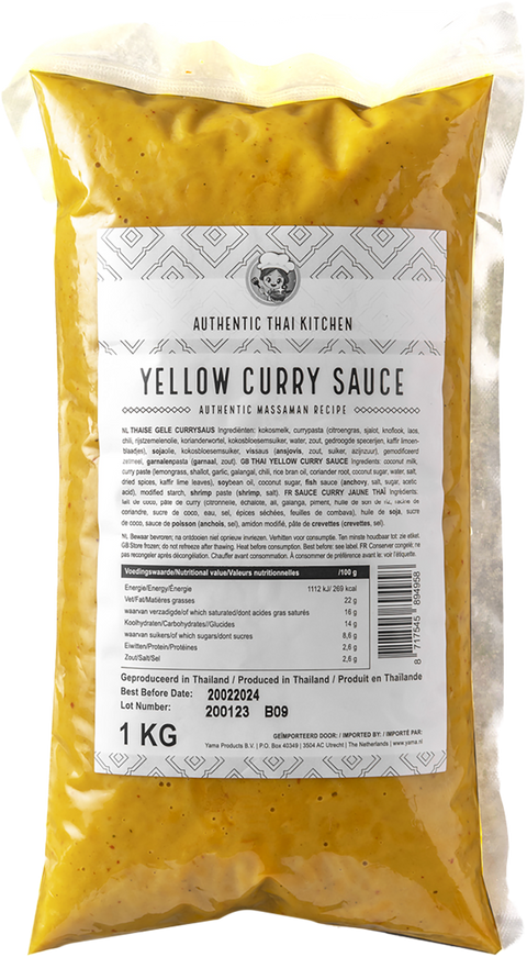 Authentic Thai Kitchen - Yellow Curry bag 6X 1 kg