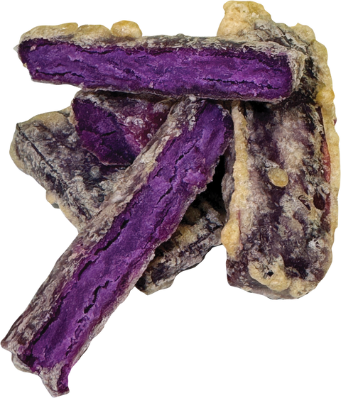 Ichiban Purple Sweet Potato - Prefried Tempura Snack bag 500 g