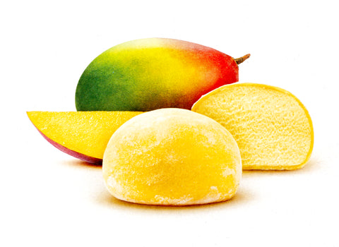 Wao Mochi Ice Cream Mango tray 6X 6 pcs