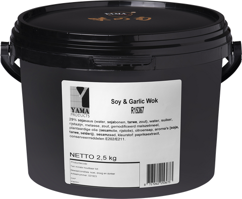 Yama Soy & Garlic Wok SG Saus bucket 2,5 kg