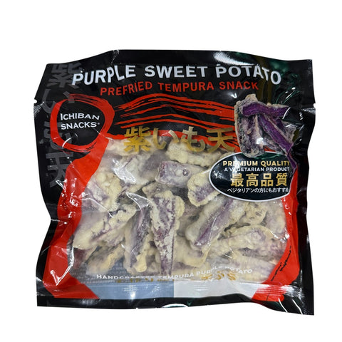 Ichiban Purple Sweet Potato - Prefried Tempura Snack bag 500 g