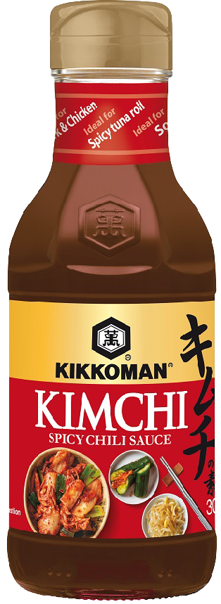 Kikkoman Kimchi Spicy Chili Sauce bottle 6X 300 g